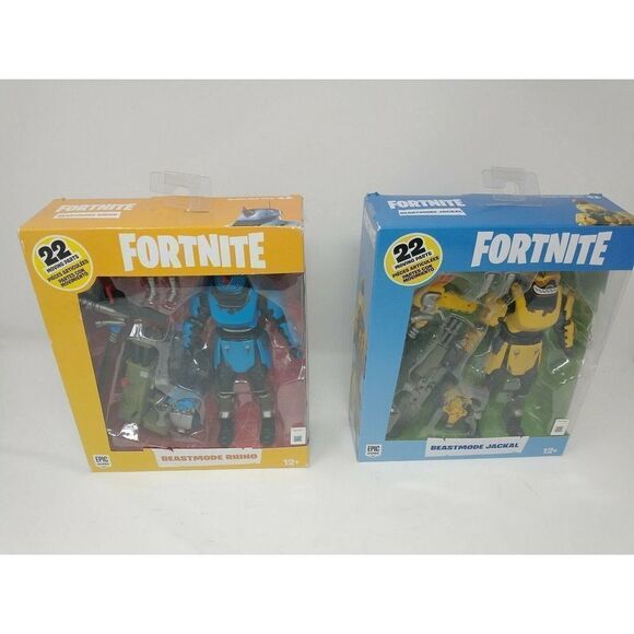 McFarlane Toys Fortnite Beastmode Rhino and Jackyl - Picture 1 of 5